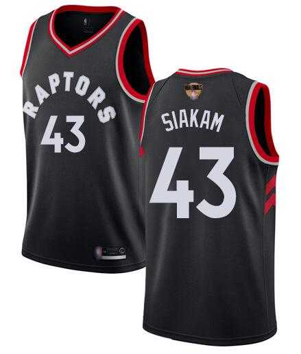 Raptors 43 Pascal Siakam Black 2019 NBA Finals Swingman Jersey,We sell and wholesale Raptors 43 Pascal Siakam Black 2019 NBA Finals Swingman Jersey on line form chian!